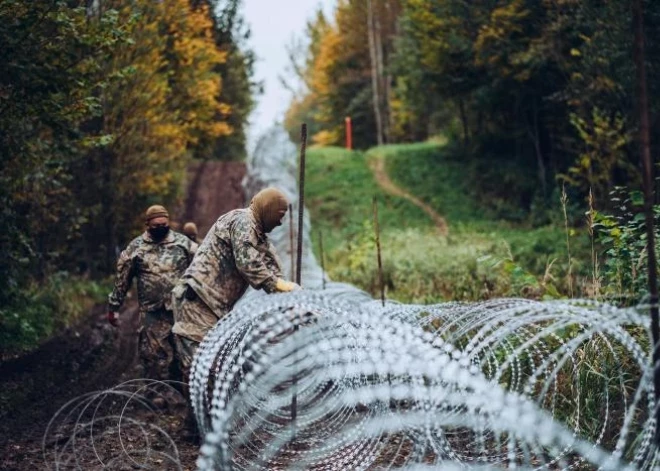 Uz Latvijas- Baltkrievijas robežas pilnībā pabeigta robežžoga izbūve 145 kilometru garumā