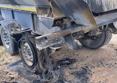 Auto pēc negadījuma.