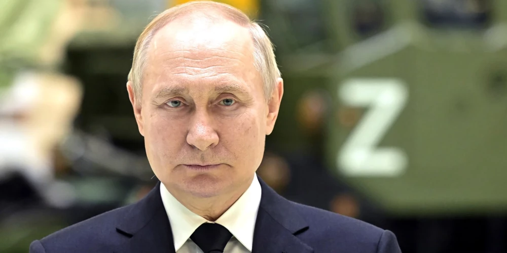 Krievijas diktators Vladimirs Putins, kura aresta orderi ir izdevusi Starptautiskā krimināltiesa