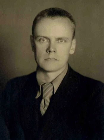 Siseņu vadonis Bruno Kalniņš, 1936. gada uzņēmums.