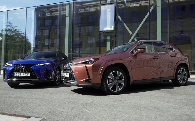 Jaunā Lexus UX kabīne ir tikpat kvalitatīva un eleganta kā lielajiem modeļiem. 