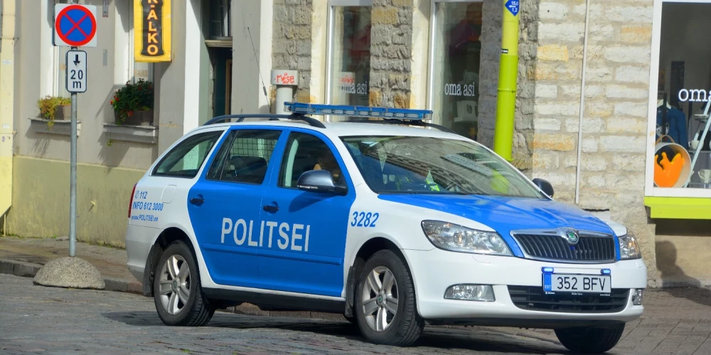 Igaunijas policijas mašīna. 