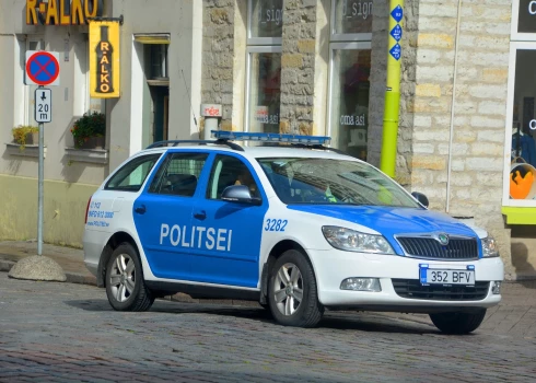 Igaunijas policijas mašīna. 