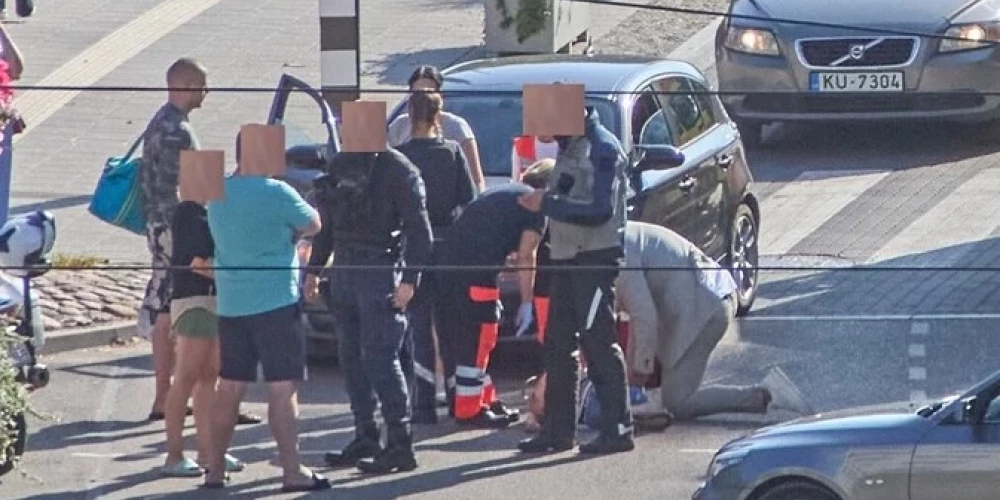 Sadursmē cieta 8 gadus vecs zēns.