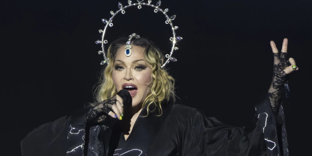 66 gadus vecā popmūzikas karaliene Madonna.