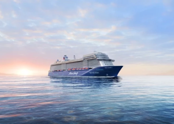 Rīgas ostā pirmo reizi ienāks jaunuzbūvētais, videi draudzīgais kruīzu laineris Mein Schiff 7
