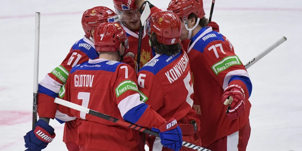 1:0 saprāta labā! Krievijas hokeja izlases IIHF pasaules rangā vairs nebūs.