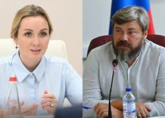 Marija Ļvova-Belova un Konstantīns Malofejevs (ekrānuzņēmums no "X")