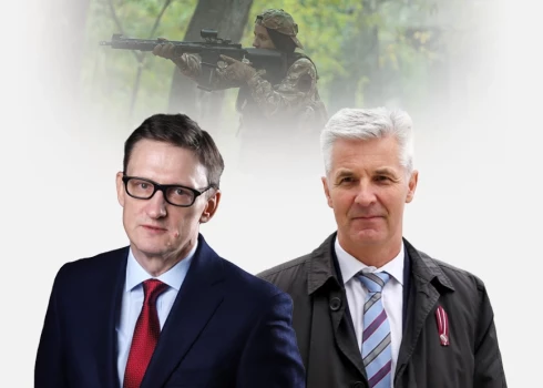 Jurģis Liepnieks un Artis Pabriks komentē iespējamo militāro dienestu sievietēm.