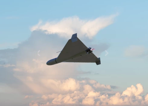 "Shahed" tipa bezpilota lidaparāts.