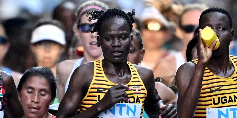Ugandas olimpiete Rebeka Čeptegei.