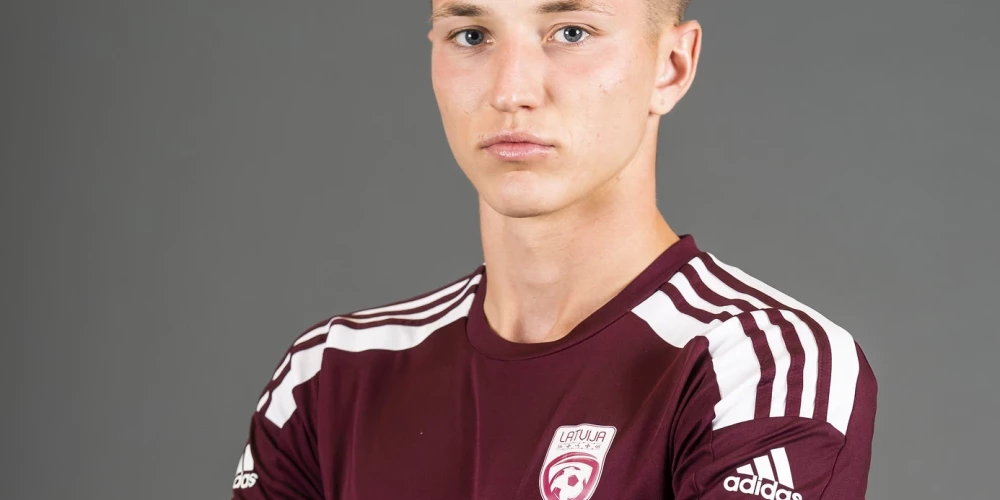 Viens no Latvijas U-21 izlases līderiem Dario Šits.