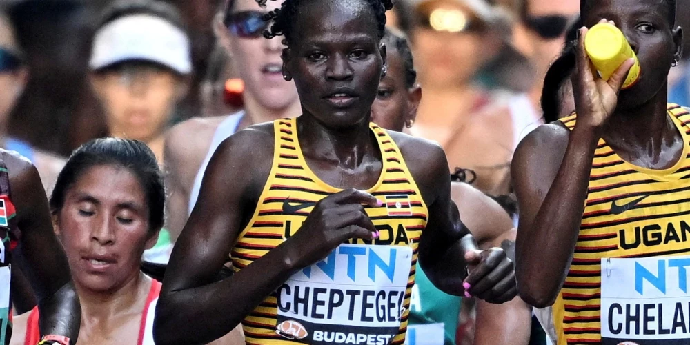 Olimpiskā Ugandas sportiste Rebeka Čeptegeja.