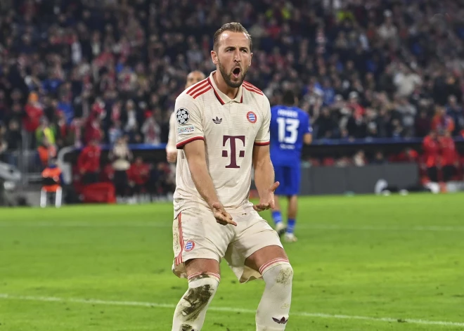 Keinam četri gūti vārti "Bayern" graujošā uzvarā pirmajā UEFA Čempionu līgas spēlē