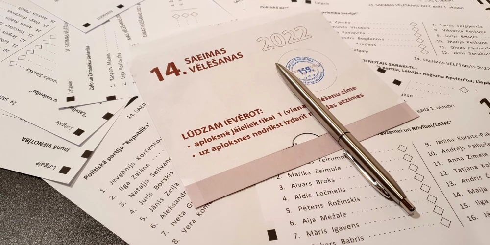 14. Saeimas vēlēšanas 160. vēlēšanu iecirknī Daugavpils Universitātē.