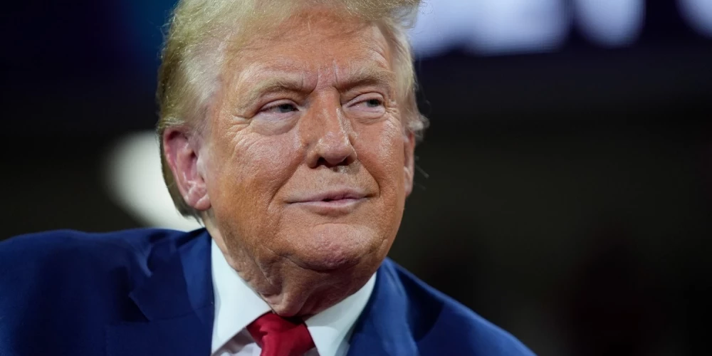 ASV republikāņu prezidenta amata kandidāts Donalds Tramps. 