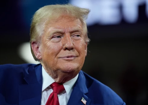 ASV republikāņu prezidenta amata kandidāts Donalds Tramps.