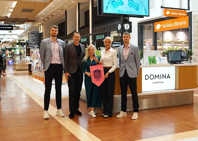 Par "Rīgas Zeļļi" atbalstītāju kļūst "Domina Shopping"