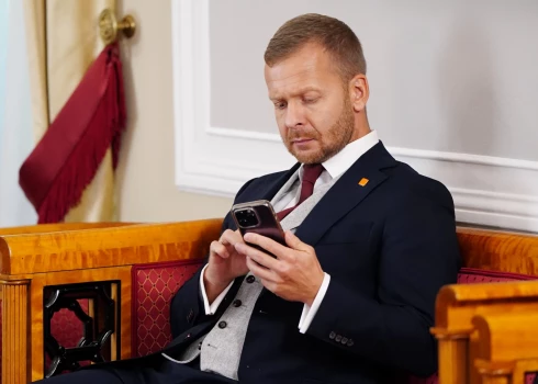 Partijas "Stabilitātei!" Saeimas frakcijas vadītājs Aleksejs Rosļikovs.