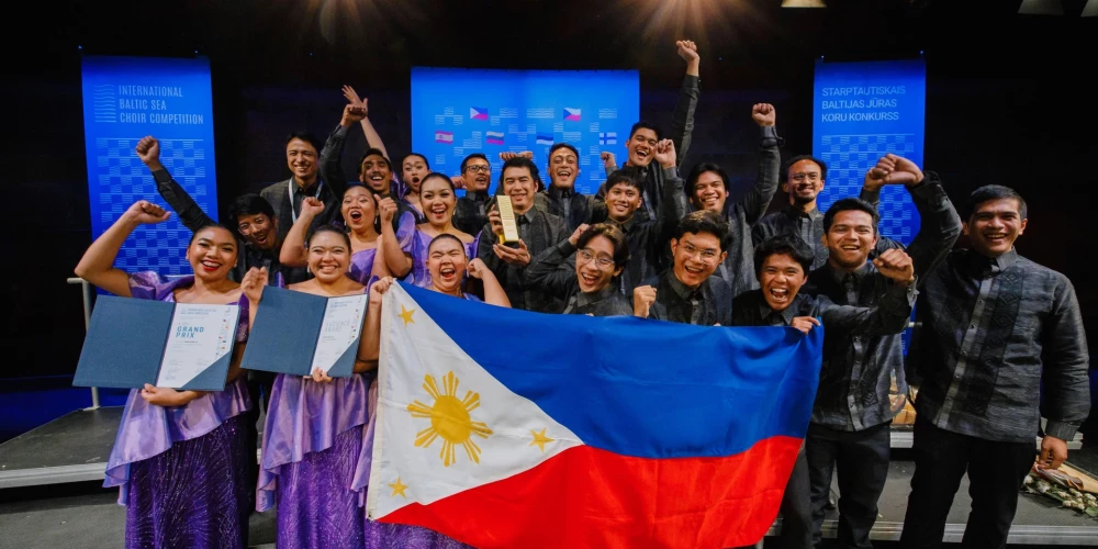 A choir from the Philippines wins the first stage of the “European Grand Prix for Choral Singing” competition in Latvia