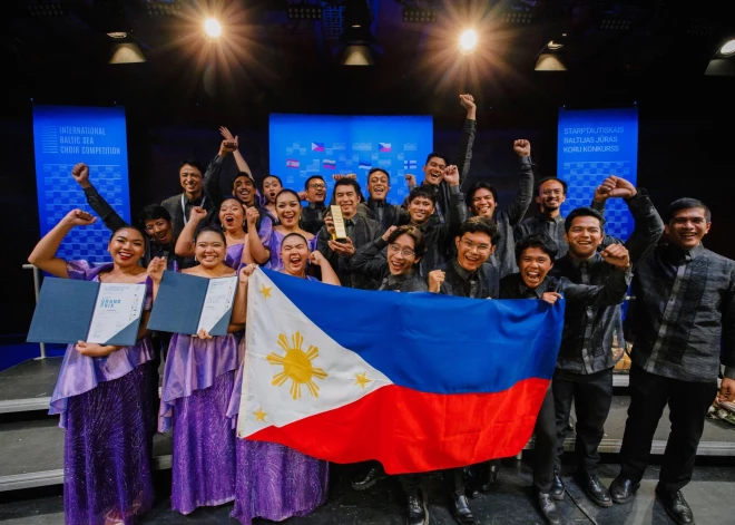 Latvijā pirmajā "European Grand Prix for Choral Singing" konkursa posmā uzvar koris no Filipīnām