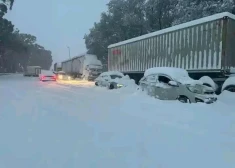 FOTO: "Tas ir kaut kas ārkārtējs!" Dienvidāfrikā sestdien uzsnigusi bieza sniega kārta 