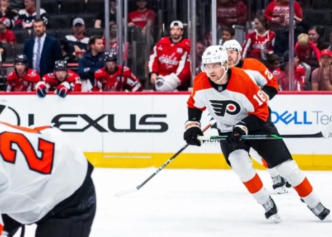 Latvieši NHL: Rodrigo Ābolam 12 minūtes laukumā Filadelfijas "Flyers" uzvarā