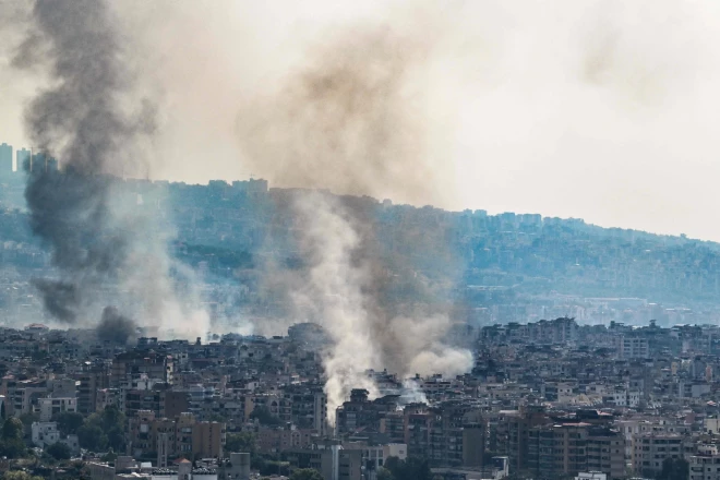 Uzbrukumi Beirūtā 2024. gada 28. septembrī.