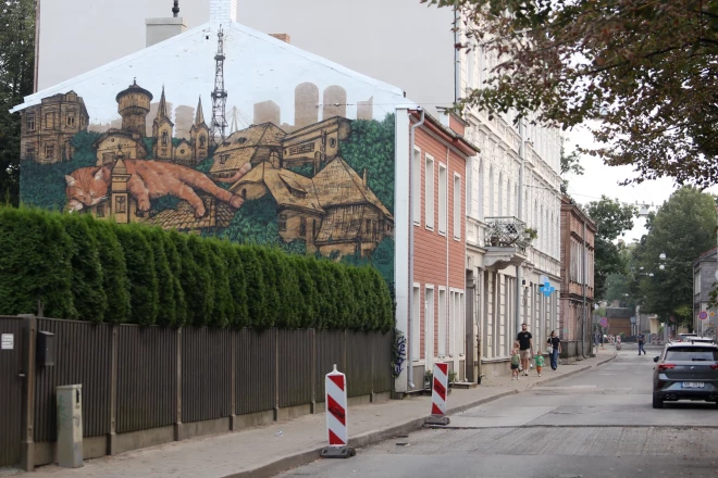 В Агенскалнсе появилась новая достопримечательность.