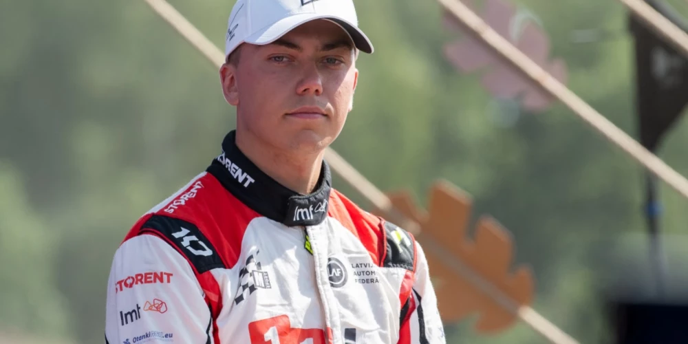 Latvijas rallija pilots Mārtiņš Sesks. 