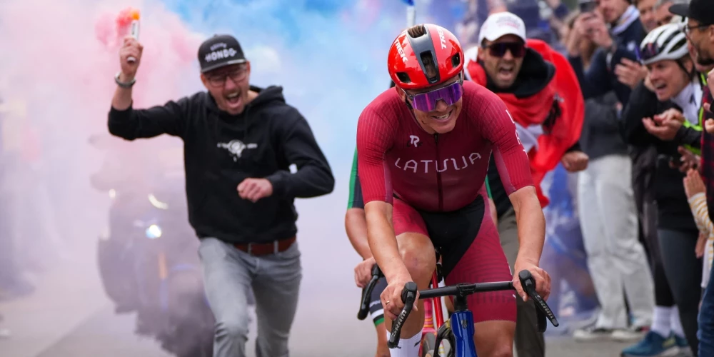 Toms Skujiņš pasaules čempionātā šosejas riteņbraukšanā Cīrihē