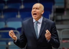 Rims Kurtinaitis spēles laikā.