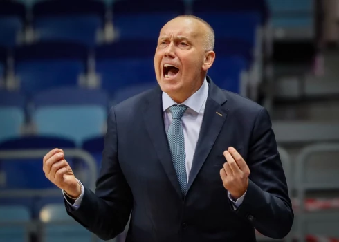 Rims Kurtinaitis spēles laikā.