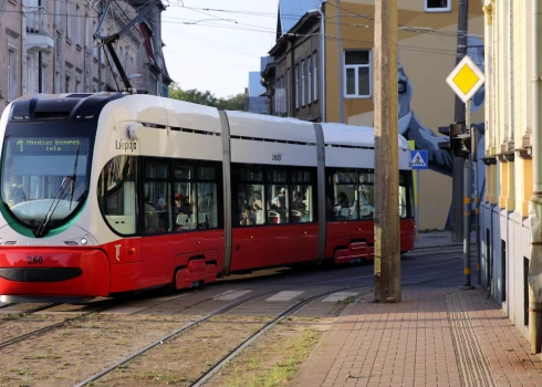 Tramvajs Liepājā.