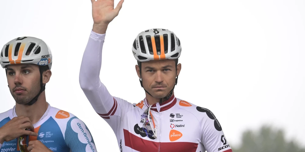 Latvijas riteņbraucējs Emīls Liepiņš.