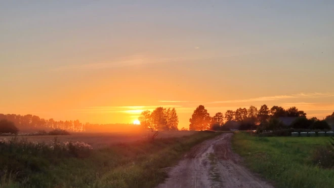 Lauku ainava Jaunannas pagastā.