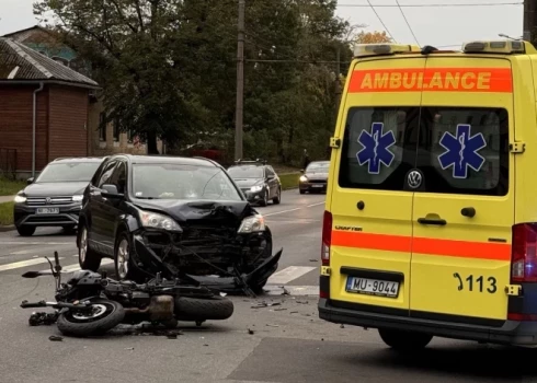 Авария в Гризинькалнсе.