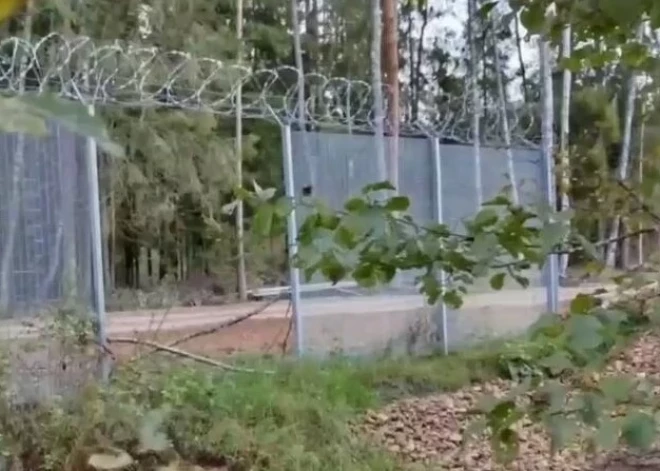 VIDEO: pie Latvijas robežas baltkrievu robežsargi atrod migranta līķi