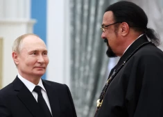 Stīvens Sīgals ar Vladimiru Putinu
