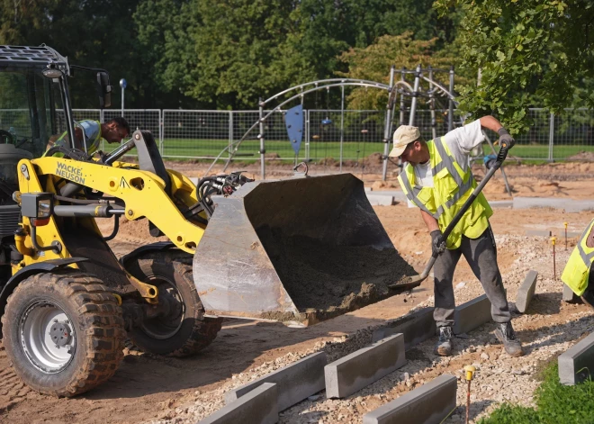 Реконструкция парка Узварас: что сделают до конца года за 350 000 евро