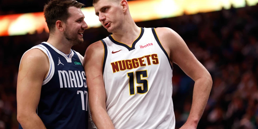 Divi galvenie MVP kandidāti - Luka Dončičs un Nikola Jokičs. 