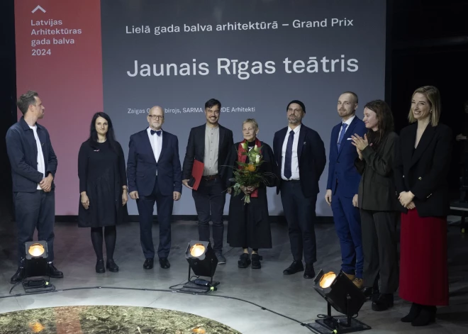 Latvijas Arhitektūras gada balvas 2024 Grand Prix saņemJaunais Rīgas teātris