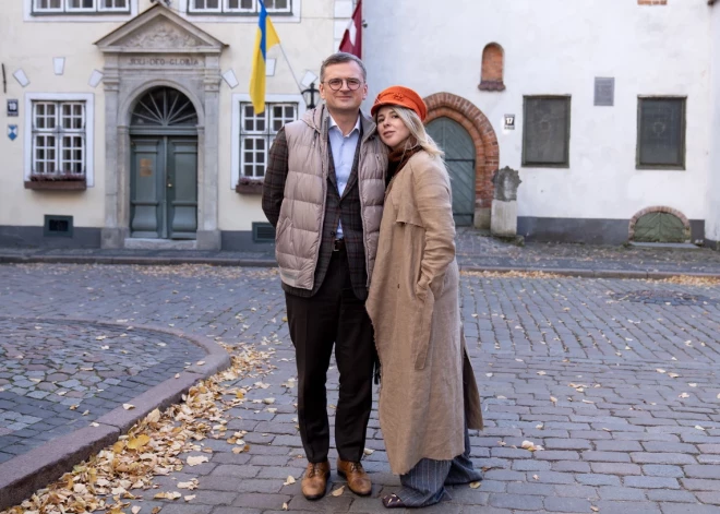 FOTO: “Uzvaras dienai glabājam sešu litru šampanieša pudeli!” saruna ar bijušo Ukrainas ārlietu ministru Dmitro Kulebu un viņa sievu Svitlanu