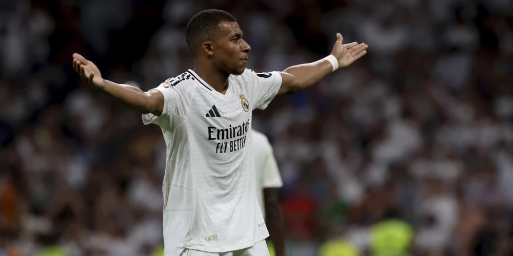 Mbapē šosezon madridiešu rindās 12 spēlēs visos turnīros ir guvis astoņus vārtus.