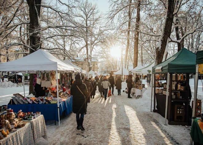 Valmiera amatniekus un mājražotājus aicina pietekties ziemas tirdziņam