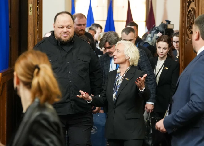 Saeimas priekšsēdētāja: Ukrainas uzvaras plāna būtiska sastāvdaļa ir tās dalība NATO