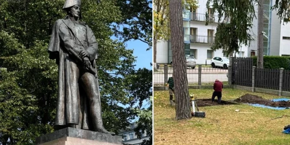 Скоро скульптура Барклая Де Толли переедет в Юрмалу - на участок дома Евгения Гомберга.