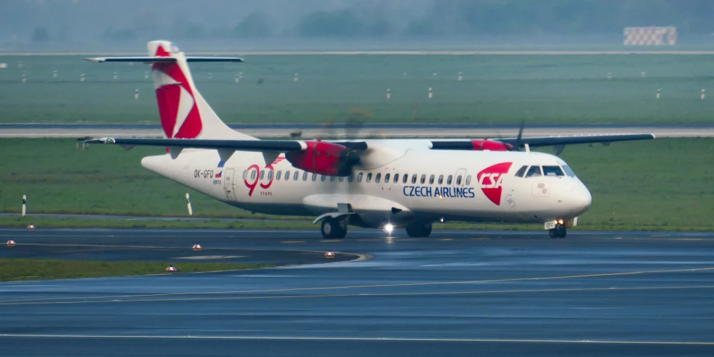 "Czech Airlines" lidmašīna.