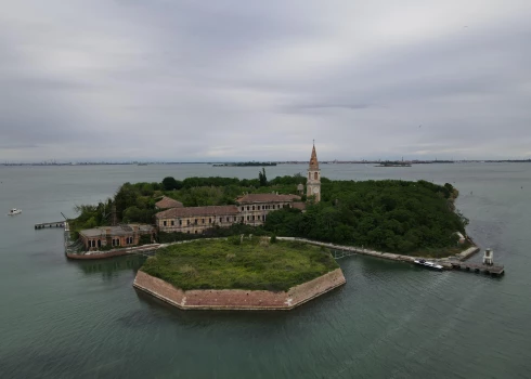 Itālijas sala Poveglia.