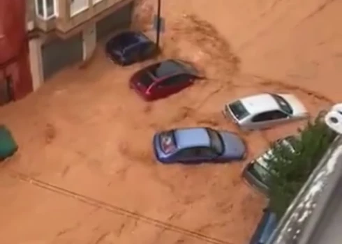 Plūdos Spānijā pazuduši vairāki cilvēki.